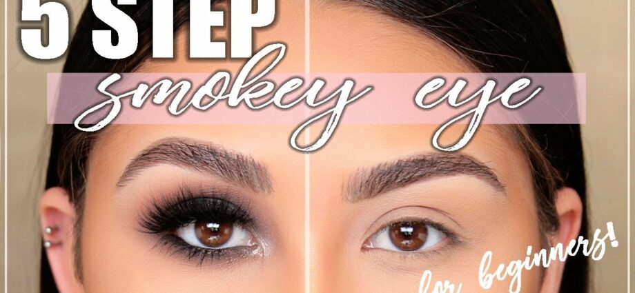 How to make smoky eyes in 5 minutes: master class