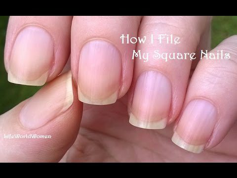 How to make square nails. Video