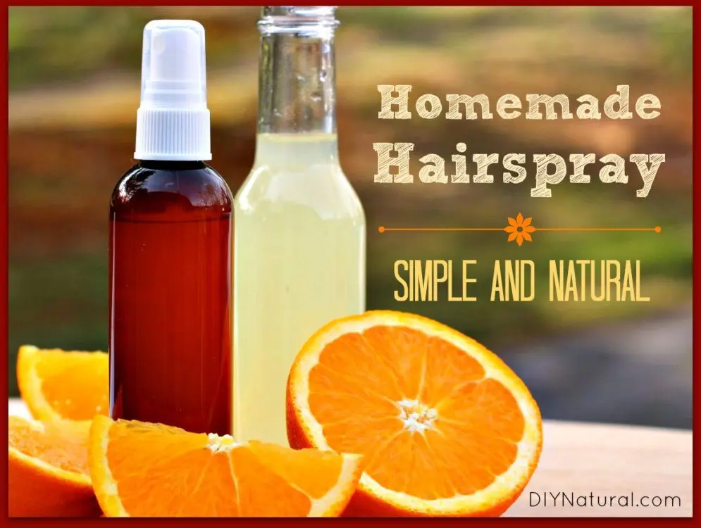 How to make your natural hair spray?