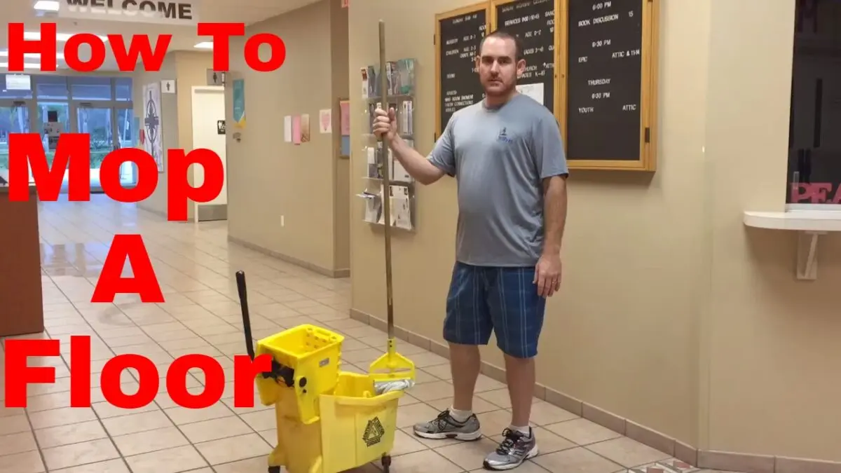 How to mop floors, how to properly mop floors