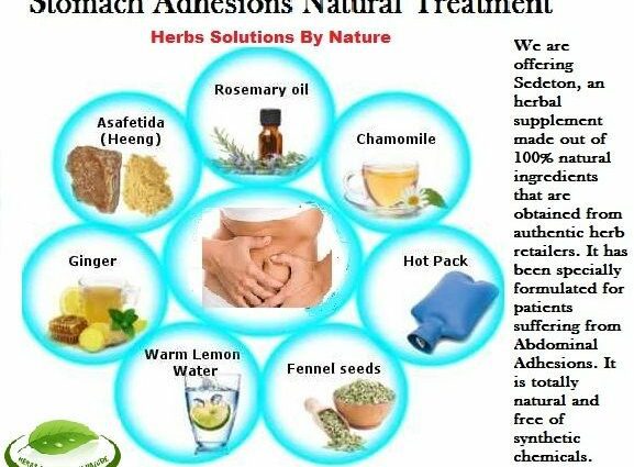 How to naturally treat adhesions?