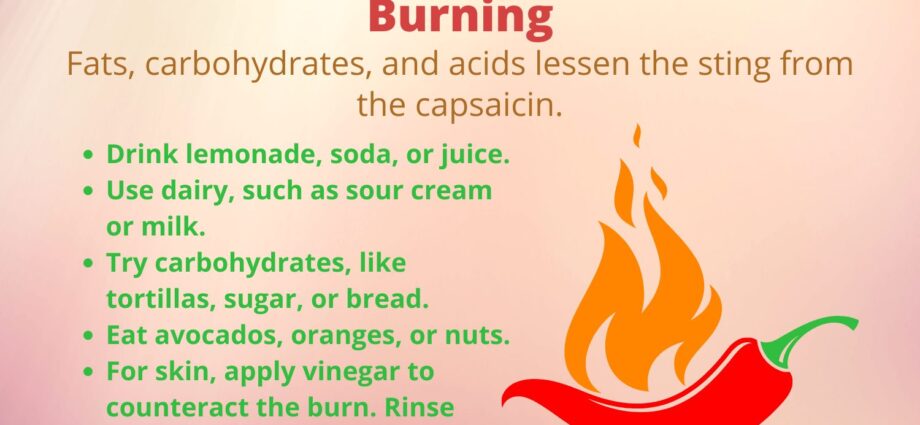 How to neutralize hot peppers