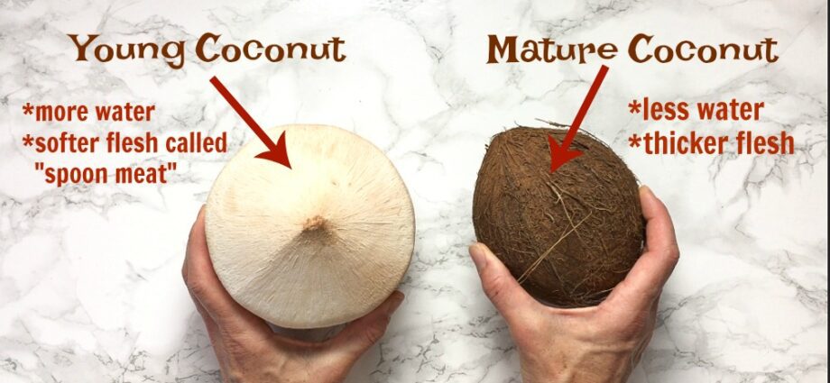 How to open a coconut at home