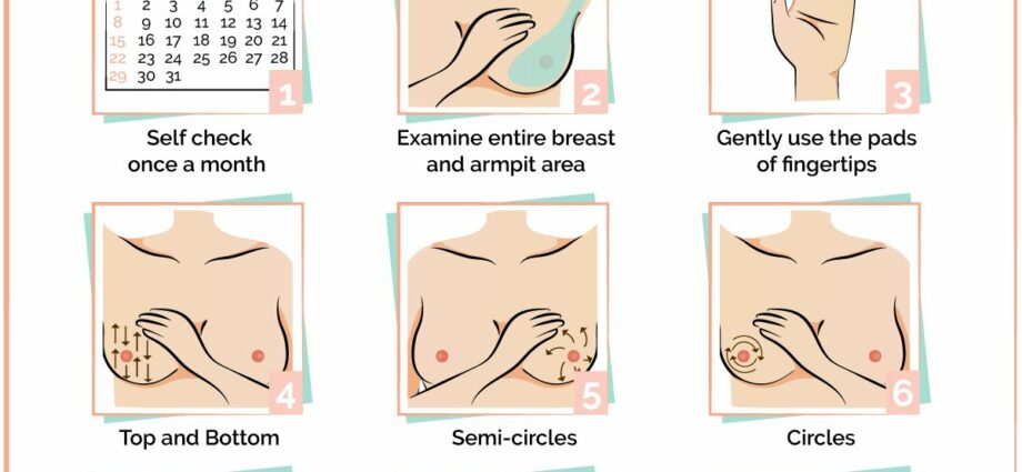 如何正確檢查自己的乳房