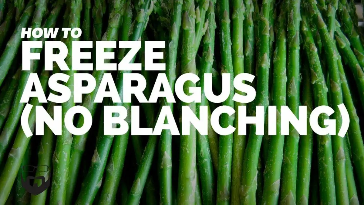 How to properly freeze asparagus