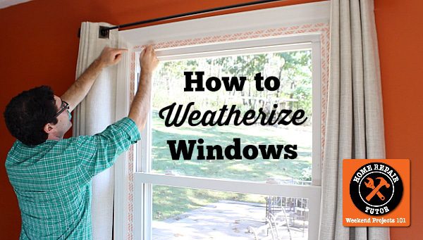 How to properly glue the windows for the winter