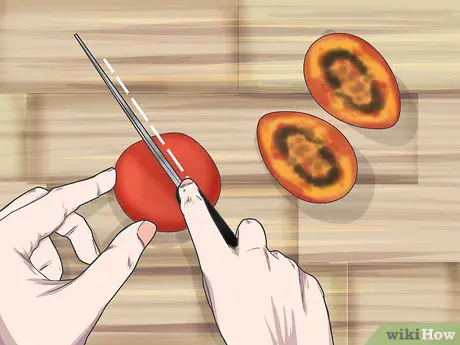 How to properly peel and eat tamarillo fruit