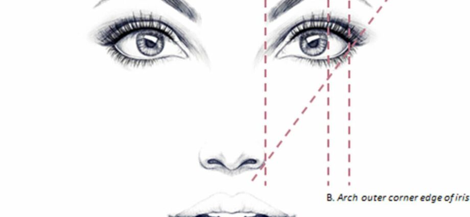 How to properly shape the eyebrows