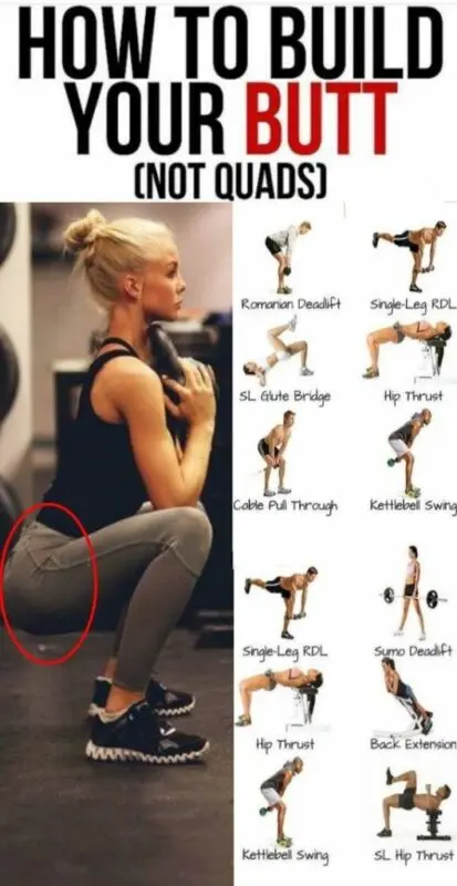 How to pump up your buttocks without pumping your legs: a favorite exercise for models