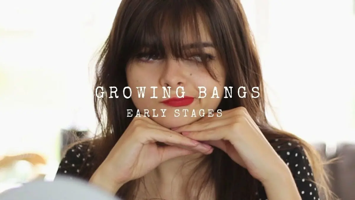 How to quickly grow bangs. Video