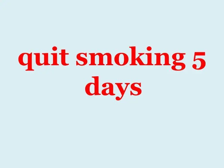 How to Quit Smoking in 5 Days: The Method of American Astronauts