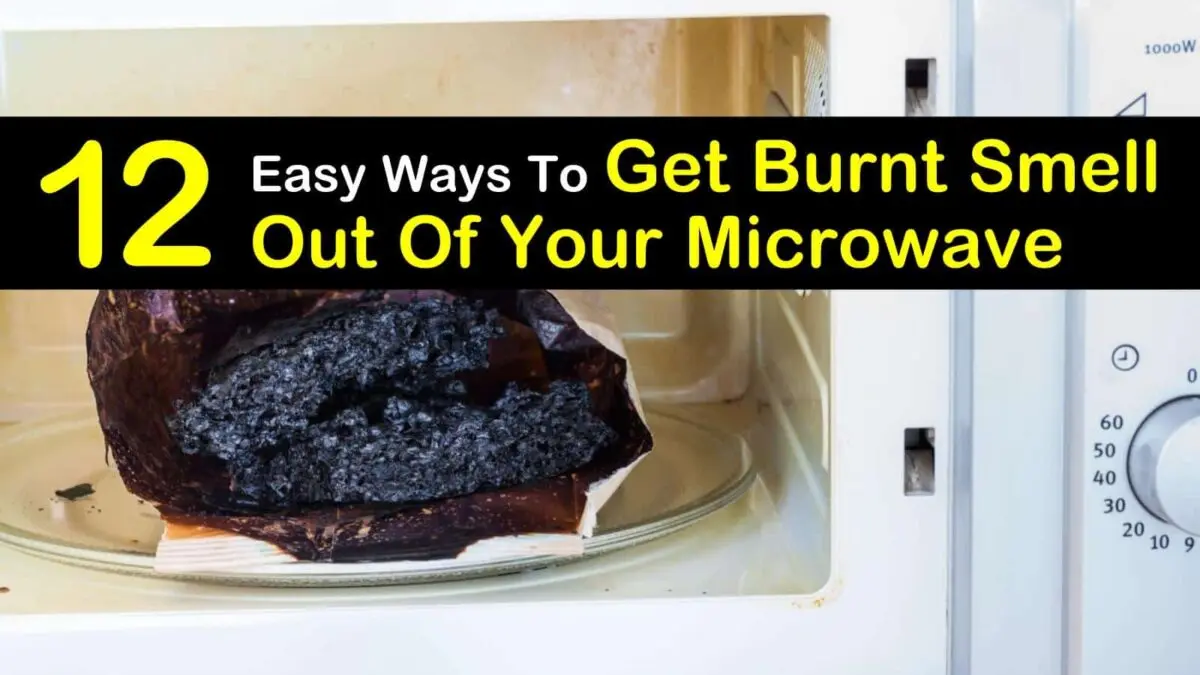 How to remove an unpleasant smell from the microwave and remove the burning smell