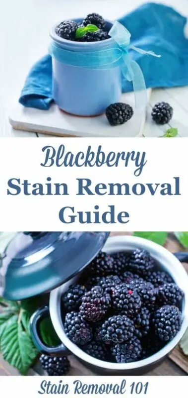 How to remove berry stains from fabrics of different colors