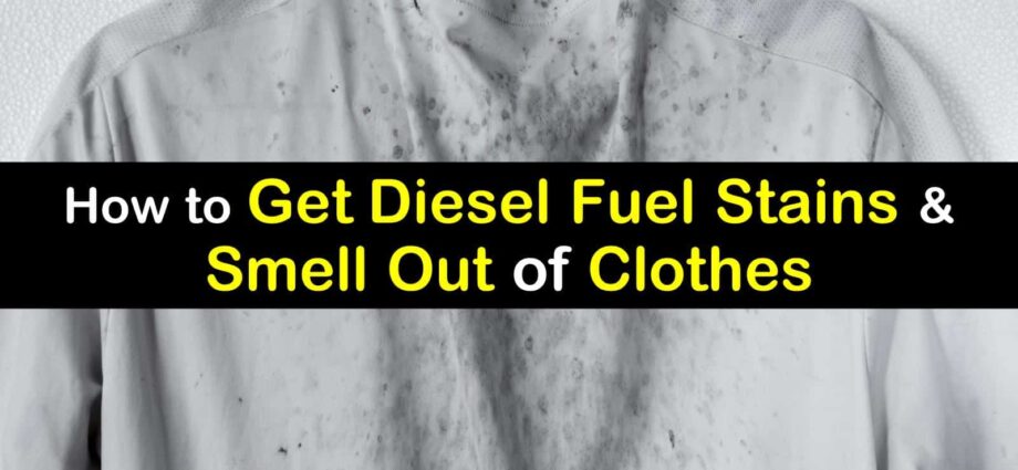 How to remove fuel oil from clothes