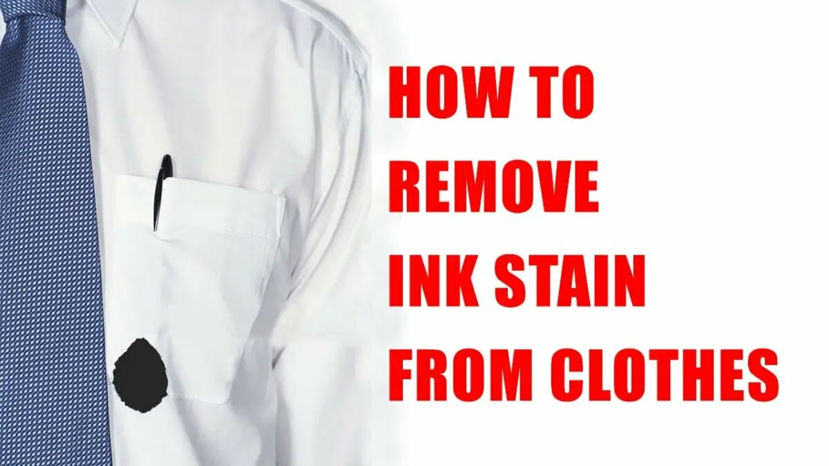 How to remove ink stain from clothes, remove old ink stain