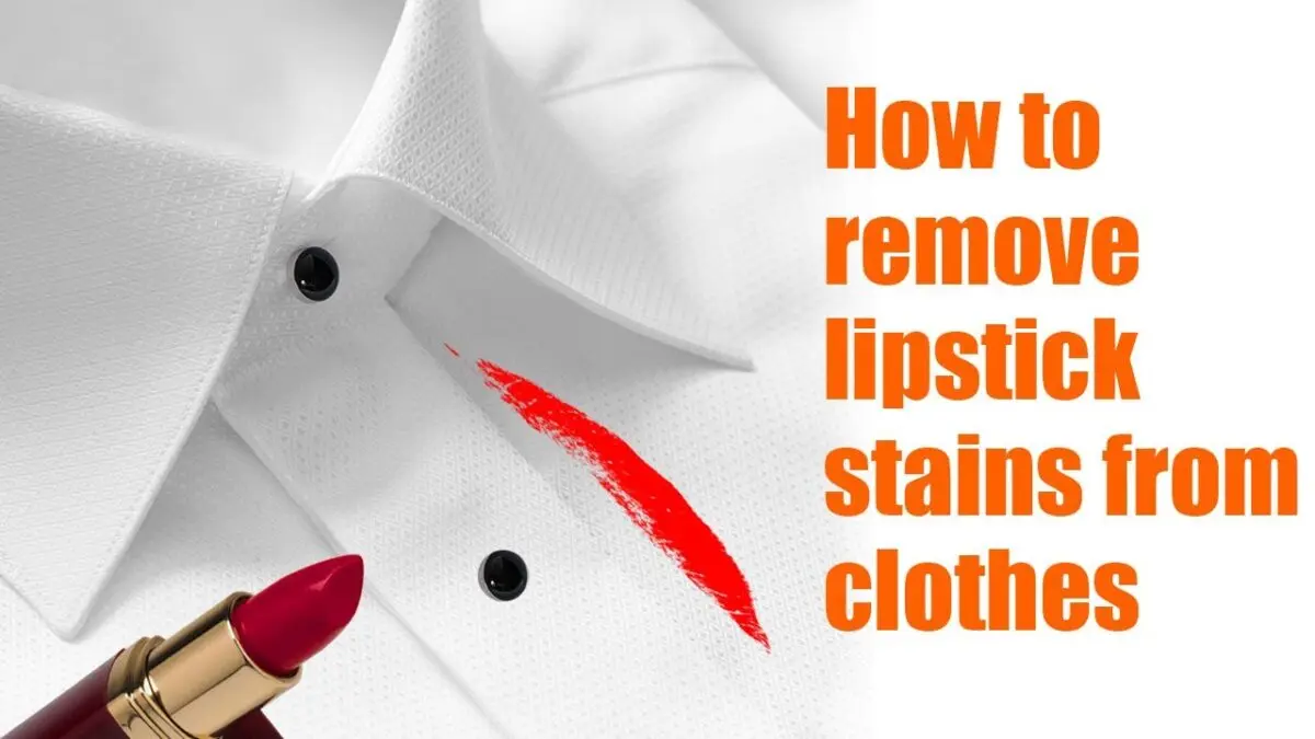 How to remove lipstick stains? Video Tips
