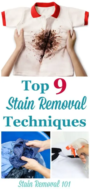 How to remove stains effective ways types of stains