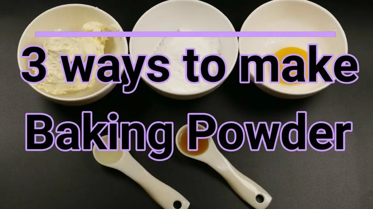 How to replace baking powder in baked goods at home