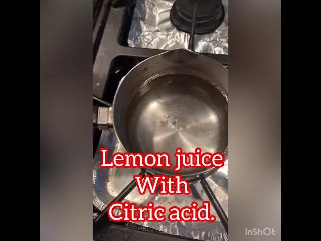 How to replace lemon juice; how to replace lemon juice with citric acid