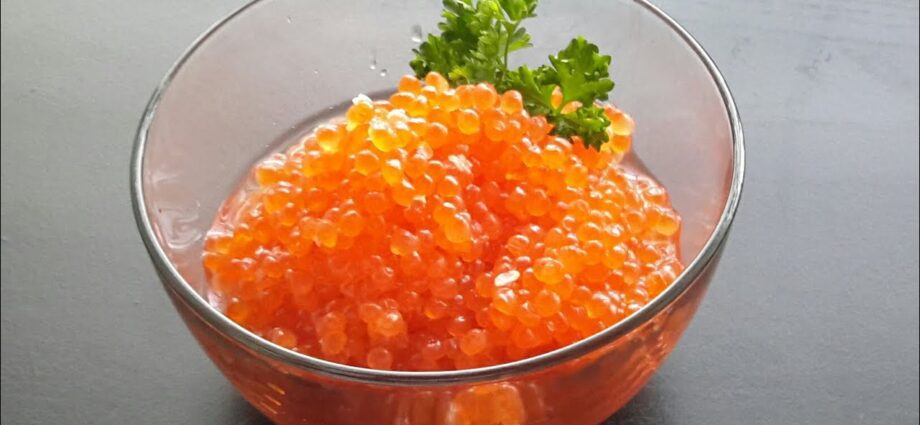 Hur man saltar röd kaviar: ett recept. Video