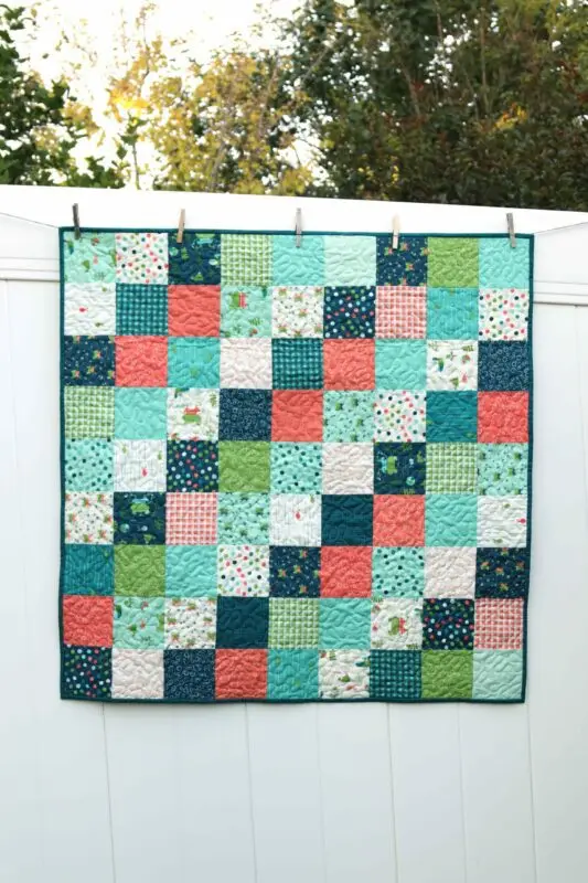 How to sew a baby patchwork quilt with your own hands