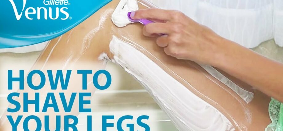 How to shave your legs with Gillette Venus