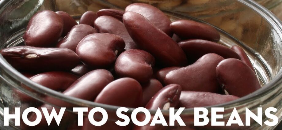 How to soak beans? Video