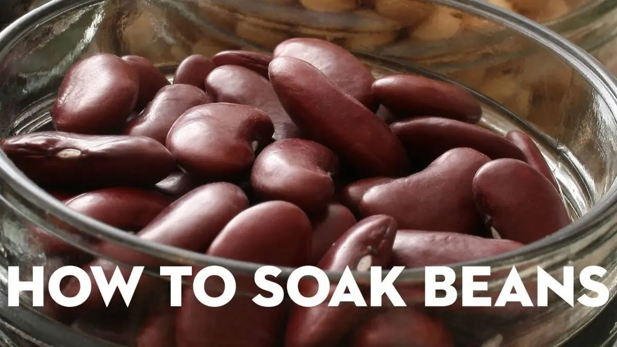 How to soak beans? Video