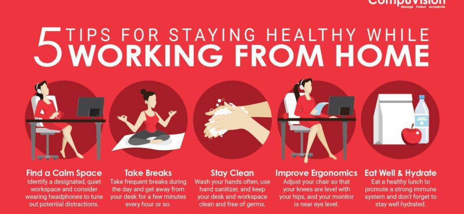 How to stay healthy while working at the computer