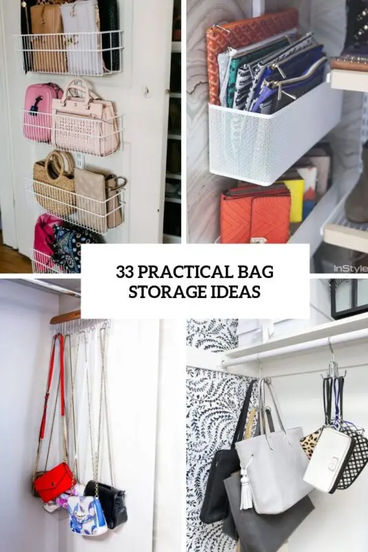 How to store bags properly