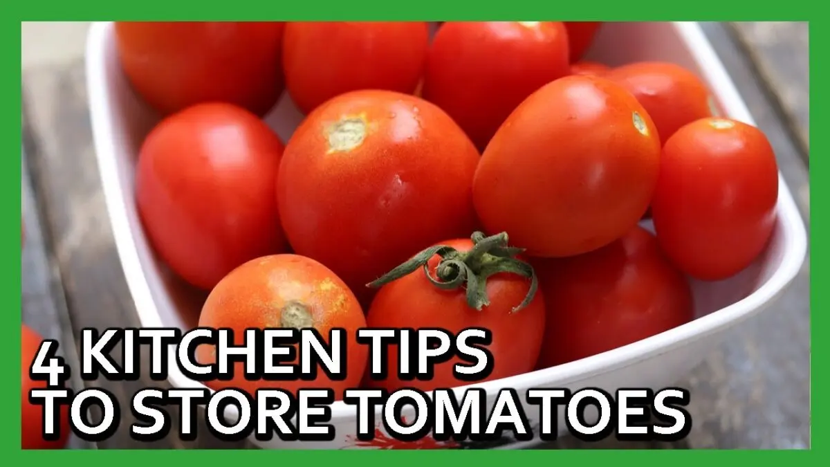 How to store tomatoes: tips. Video