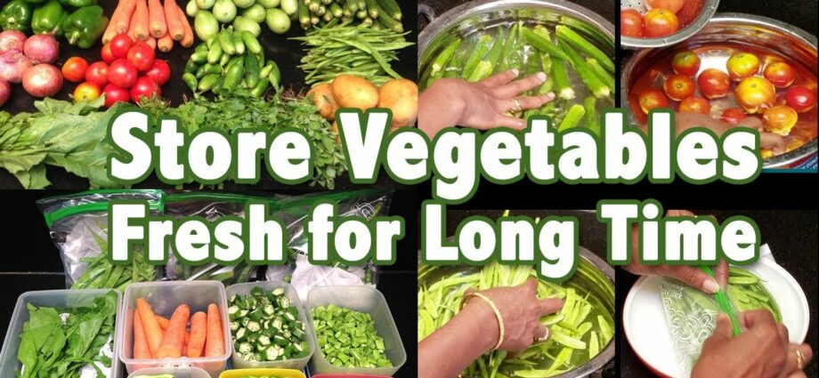 How to store vegetables? Video Tips