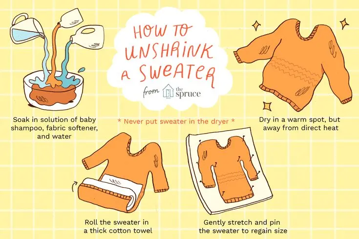 How to stretch shrunken clothes