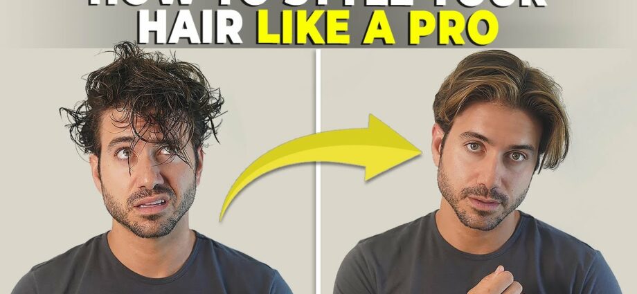 How to style your hair correctly? Video