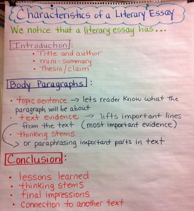 How to teach a child to write an essay on literature correctly: class, picture