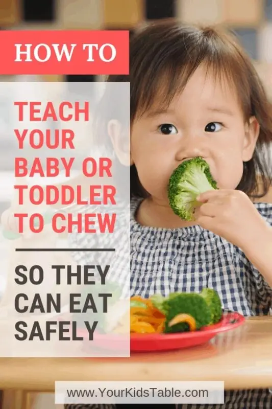 How to teach your child to chew food and eat solid foods