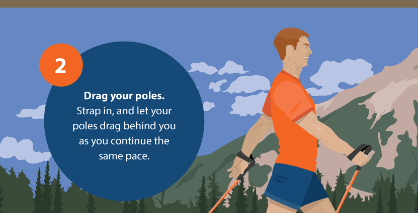 How to walk properly with Nordic walking sticks