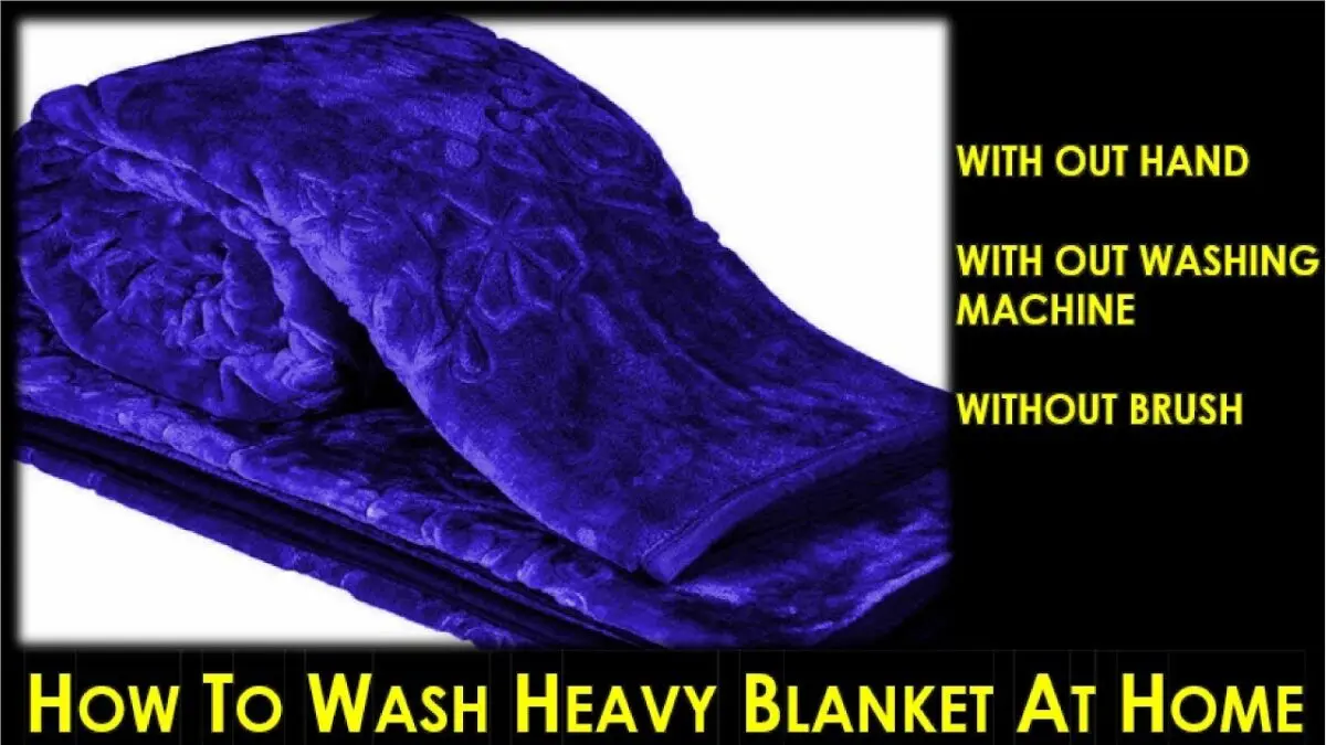 How to wash a blanket at home