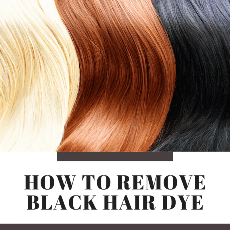 How to wash off black color from hair: video