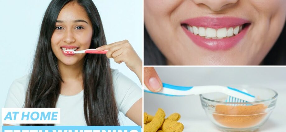 How to whiten your teeth at home