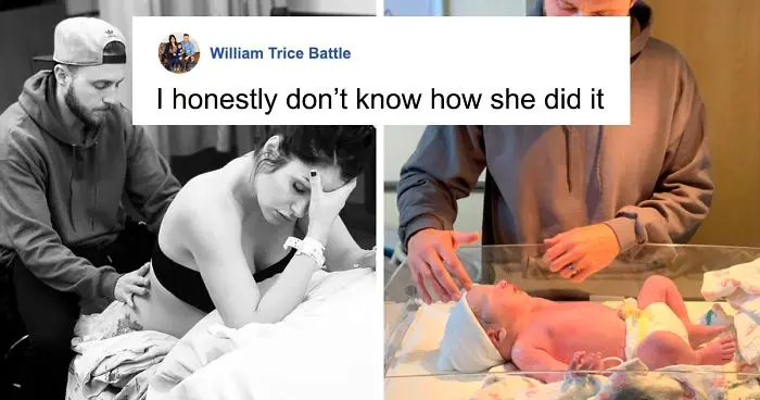 Husband posted a photo of his wife after giving birth, but did not expect such a reaction