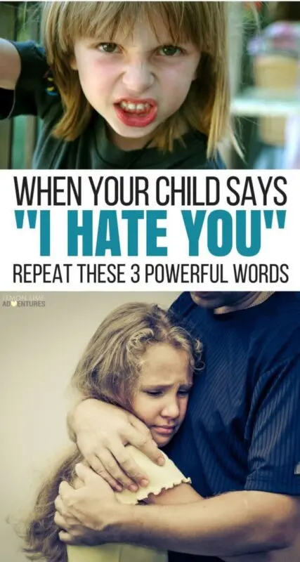 I hate you: what to do if a child says it