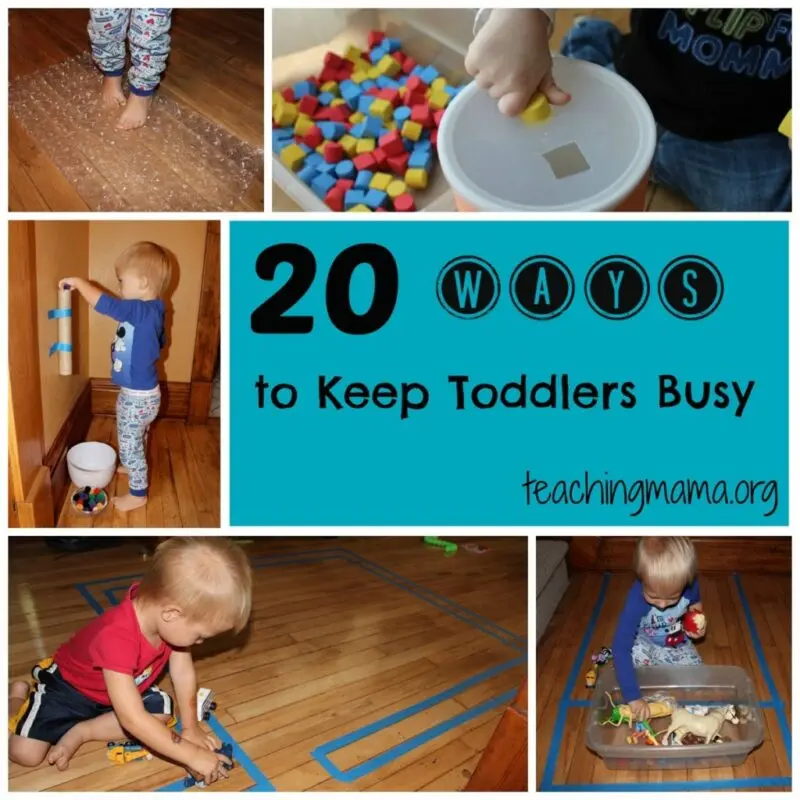 I have an idea! 30 ways to keep your child busy