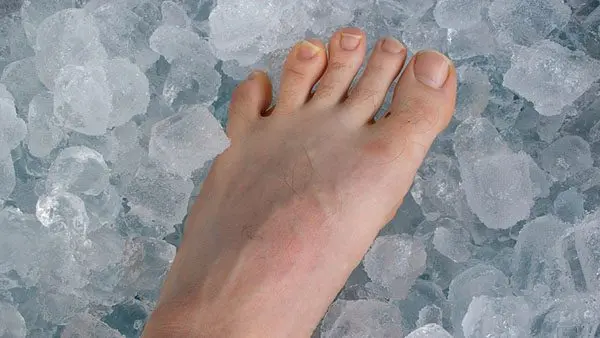 Ice feet &#8211; the reason and how to get rid