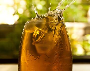 Iced tea, the summer drink