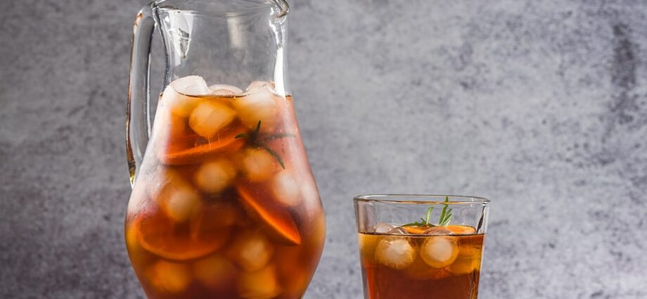 Iced tea, the summer drink