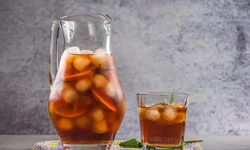 Iced tea, the summer drink