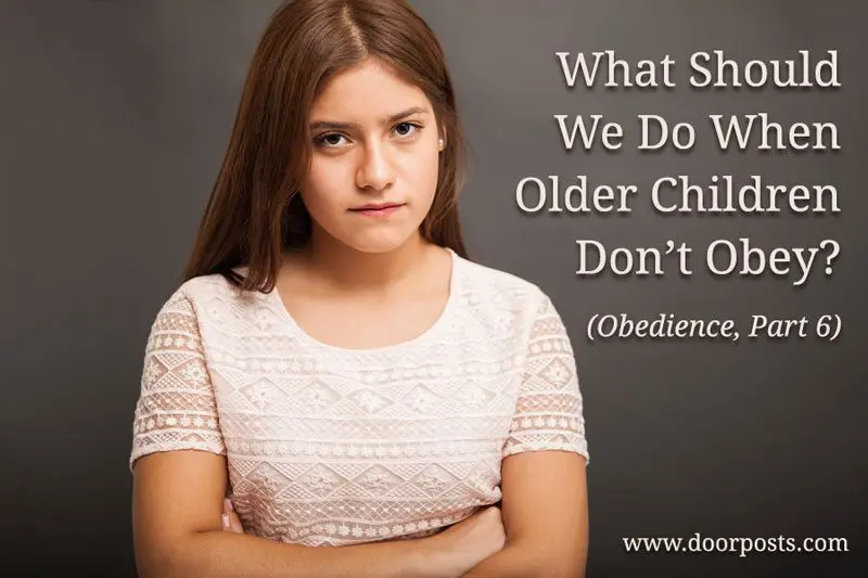 If the child does not obey