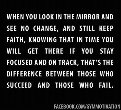 If you look in the mirror for a long time