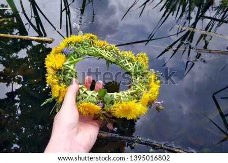 In the spring you need to launch a boat and weave a wreath of dandelions